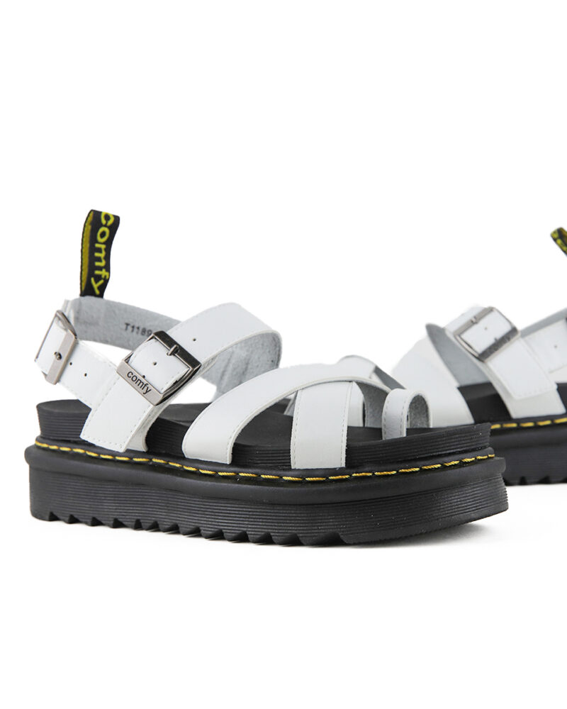 Comfort Σανδάλια Flatform - Λευκό - Image 2