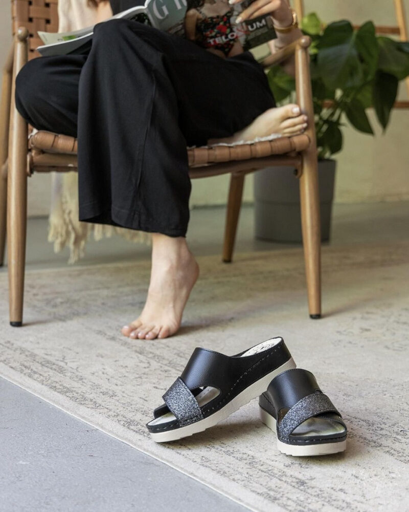 Ανατομικές Παντόφλες Medical Comfort Vesna - Μαύρο - Image 9