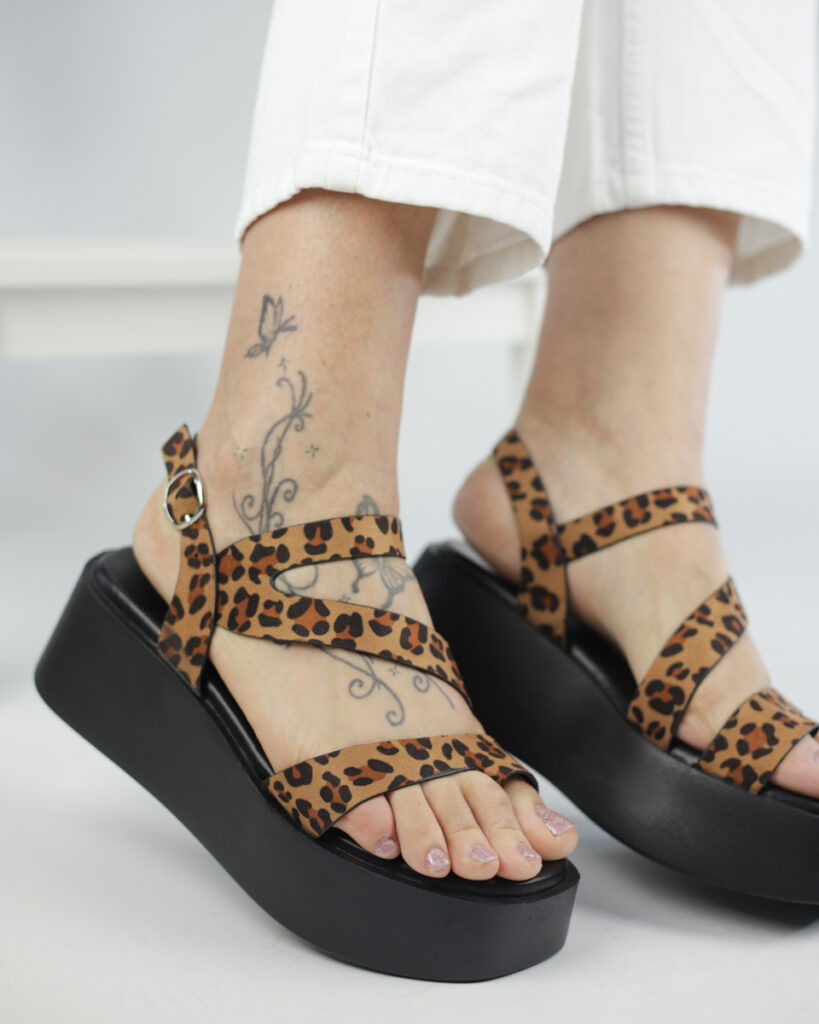 Πλατφόρμες με Ασύμμετρα Λουράκια - Leopard