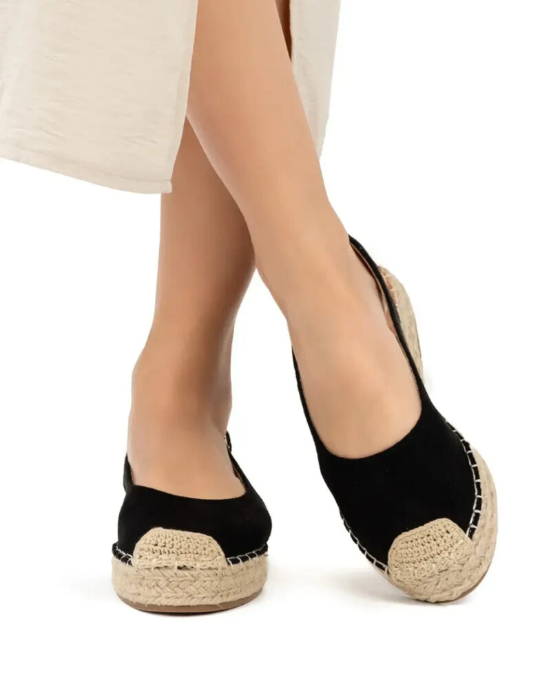 Εσπαντρίγιες Slingback - Μαύρο - Image 5