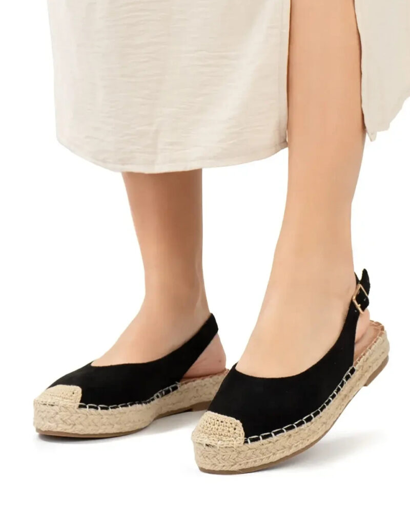 Εσπαντρίγιες Slingback - Μαύρο