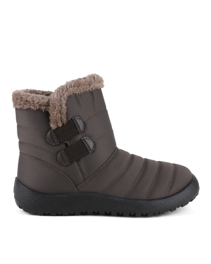 Αδιάβροχα Soft Μποτάκια με Γούνινη επένδυση - Καφέ