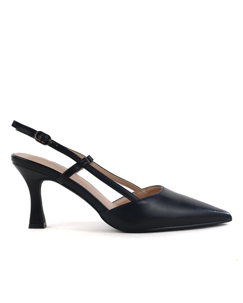 Γόβες Slingback - Μαύρο