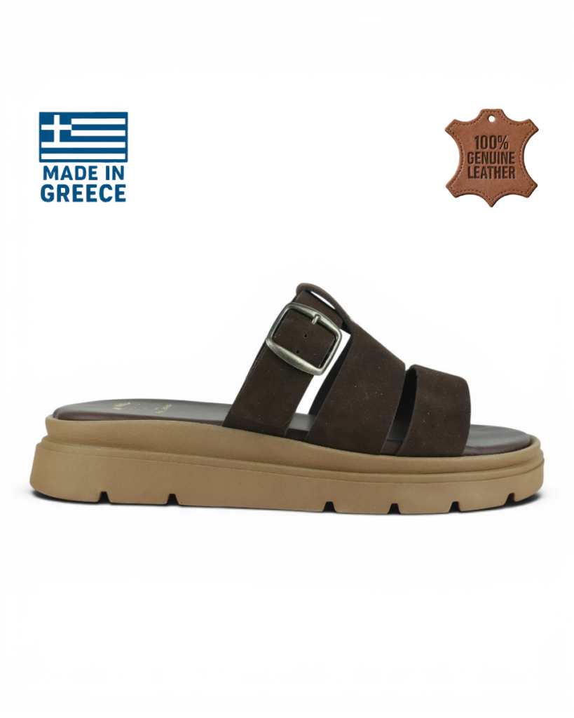 Flatforms με Ρυθμιζόμενη Τόκα - Καφέ
